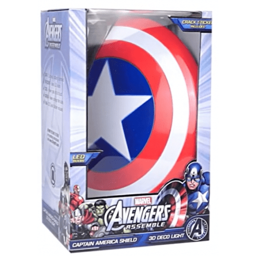 DECO LIGHTS CAPTAIN AMERICA SHIELD